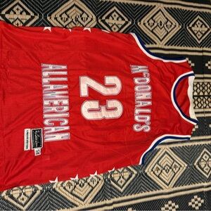 Rare McDonald’s all American high school basketball jersey Michael Jordan